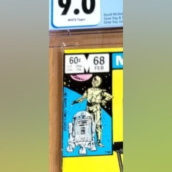 STAR WARS #68 COMIC 1983 CGC 9.0 WHITE PAGES 1ST APPEARANCE MANDALORIANS! - Picture 3 of 4